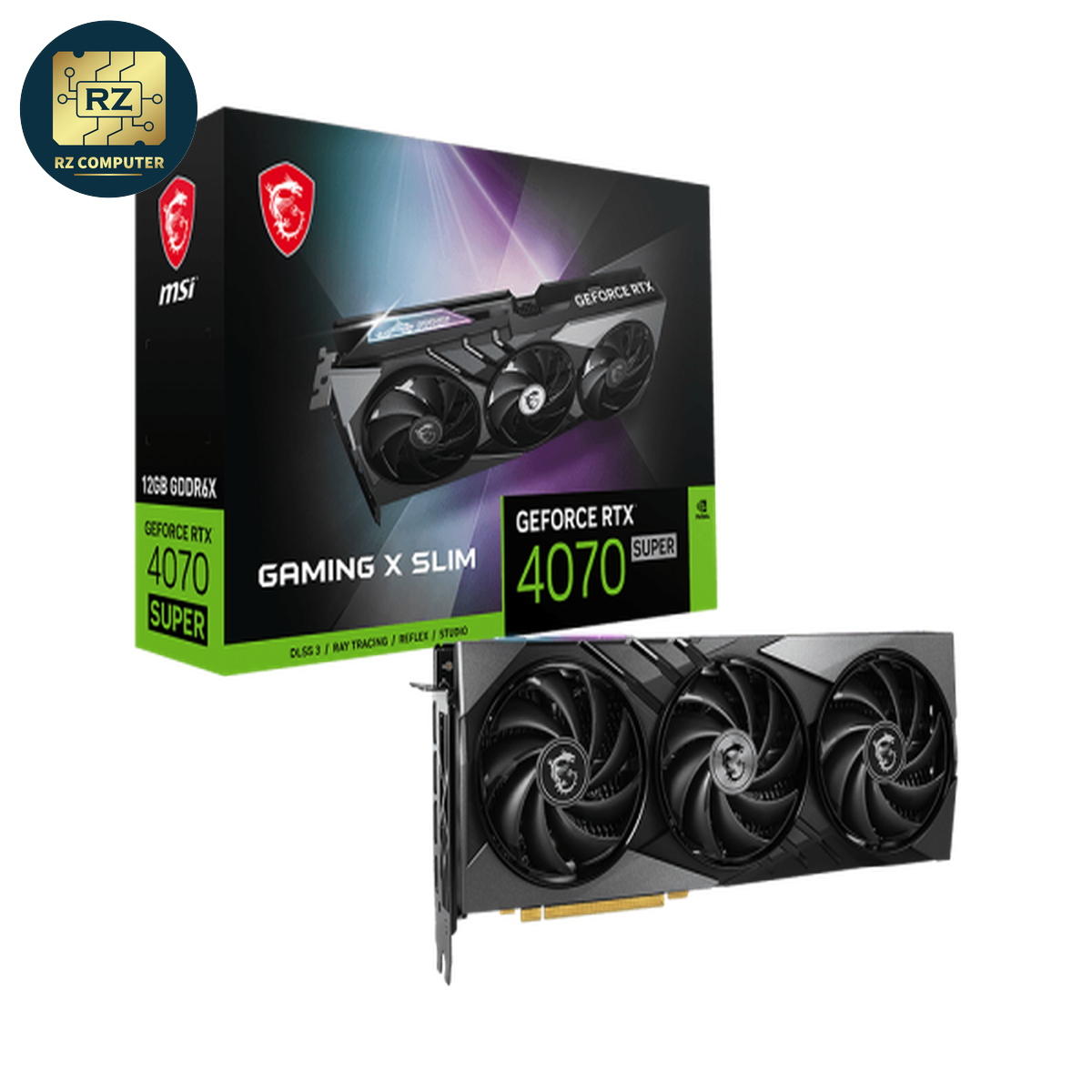 MSI GeForce RTX 4070 SUPER 12G GAMING X SLIM - Image 3