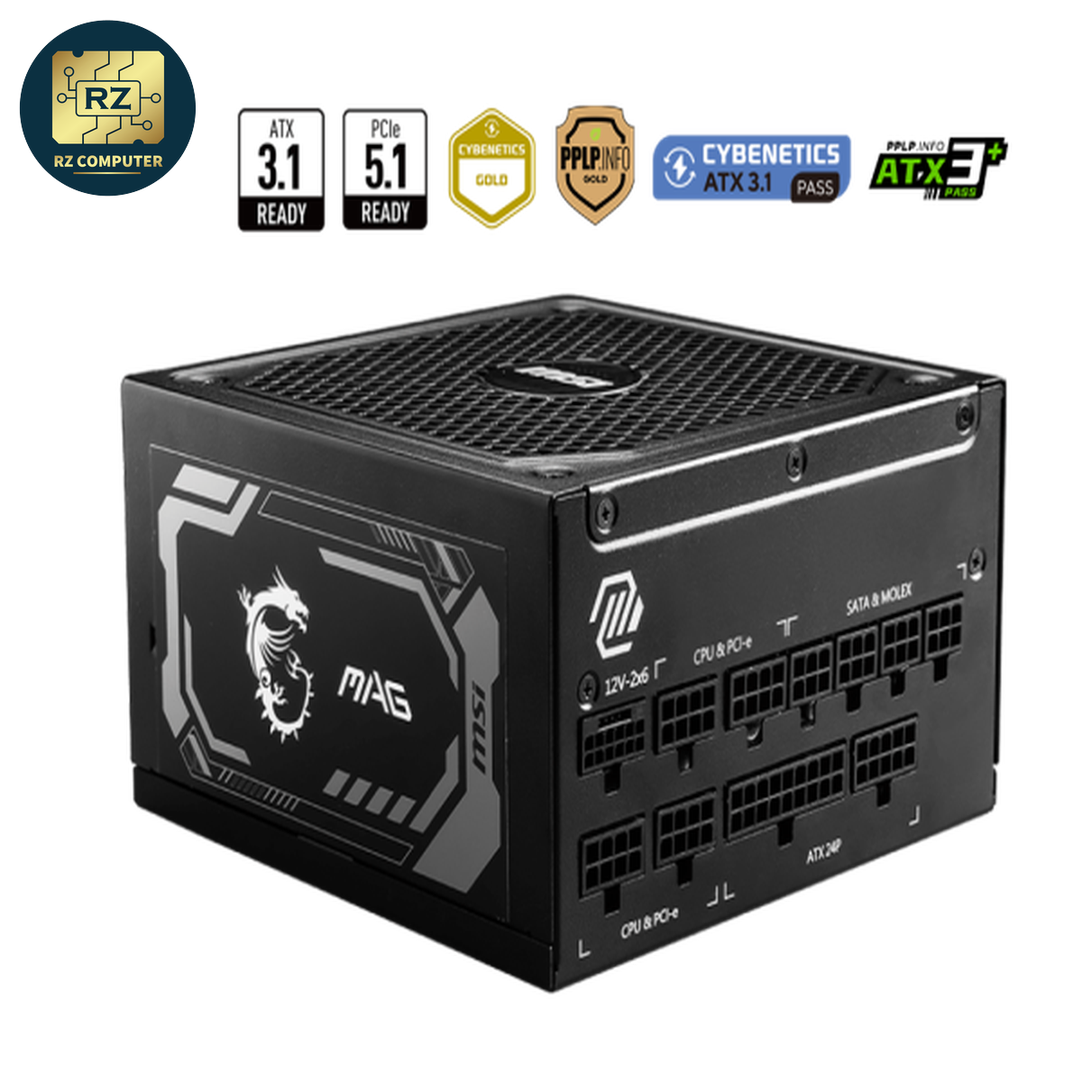 MSI MAG A1250GL PCIE5 1250W - Image 7