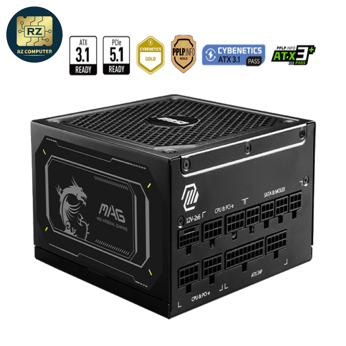 MSI MAG A1000GL PCIE5 (II) 1000W - Image 4