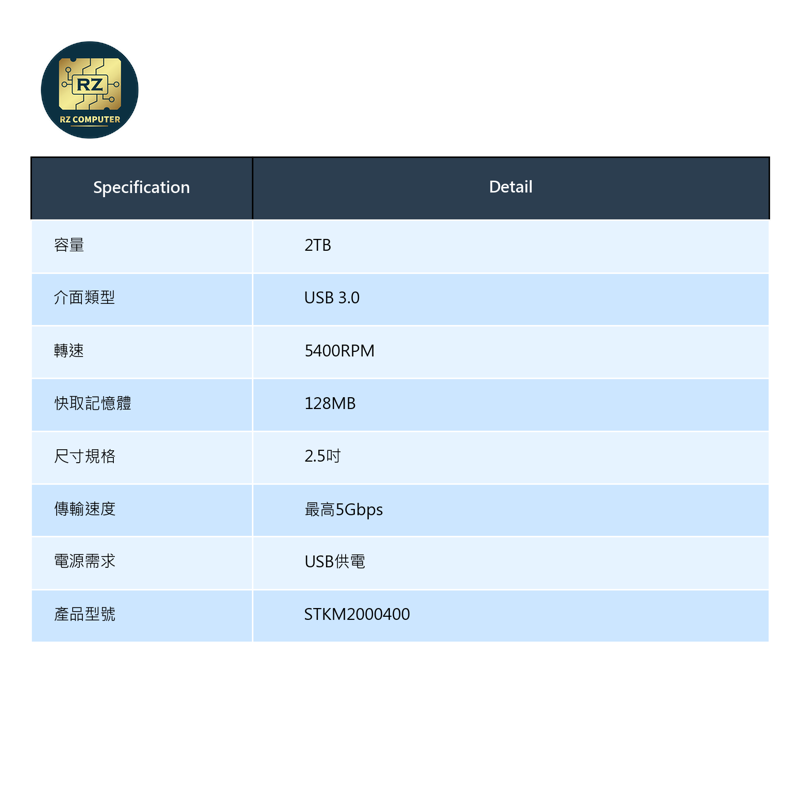Seagate 2.5" External New Ruiyi 2TB STKM2000400 Black - Image 8