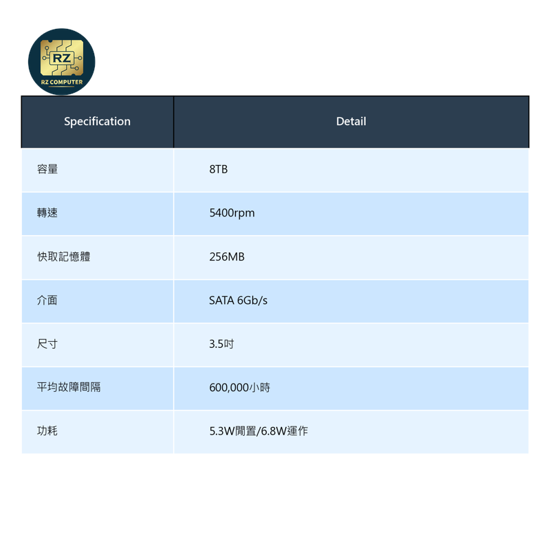 Seagate 3.5" Desktop 8TB ST8000DM004(E) 5400rpm - Image 7