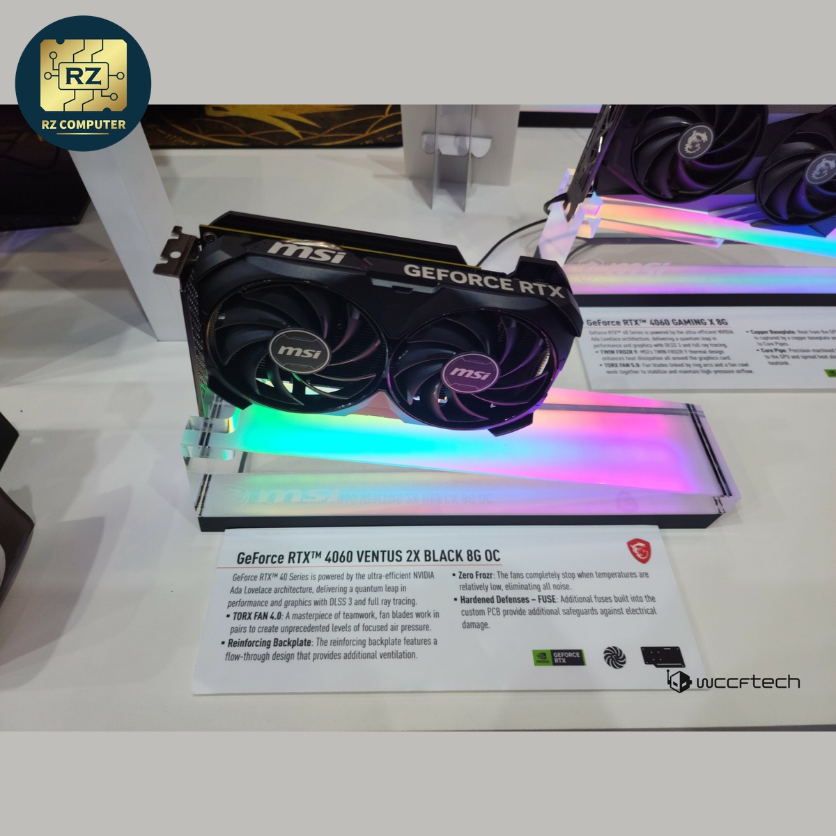 MSI GeForce RTX 4060 VENTUS 2X BLACK 8G OC - Image 3