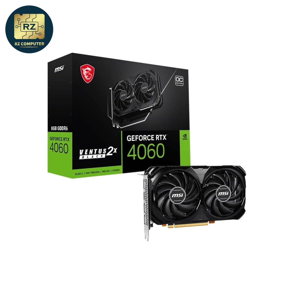 MSI GeForce RTX 4060 VENTUS 2X BLACK 8G OC - Image 4