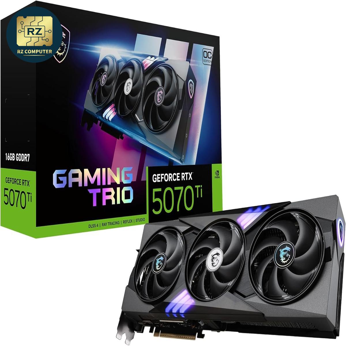 MSI GeForce RTX 5070 Ti 16G GAMING TRIO OC PLUS - Image 2