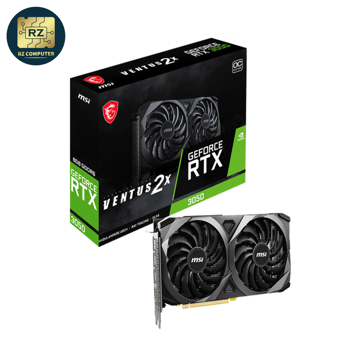 MSI GeForce RTX 3050 VENTUS 2X 8G OC - Image 5