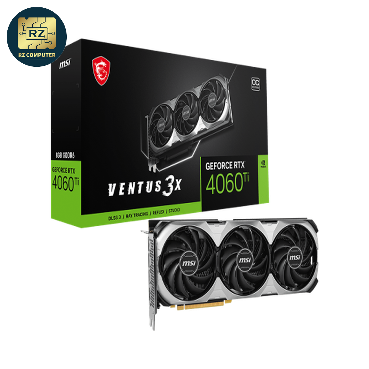 MSI GeForce RTX 4060Ti VENTUS 3X E8G OC - Image 3