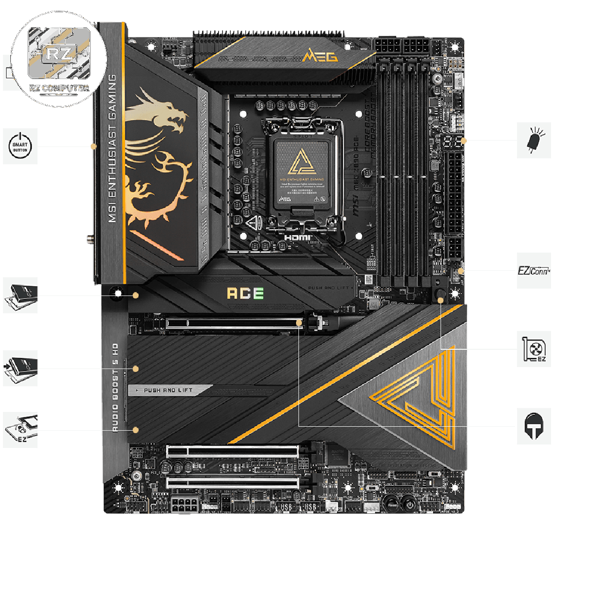 MSI Intel Z890 MEG Z890 ACE - Image 9