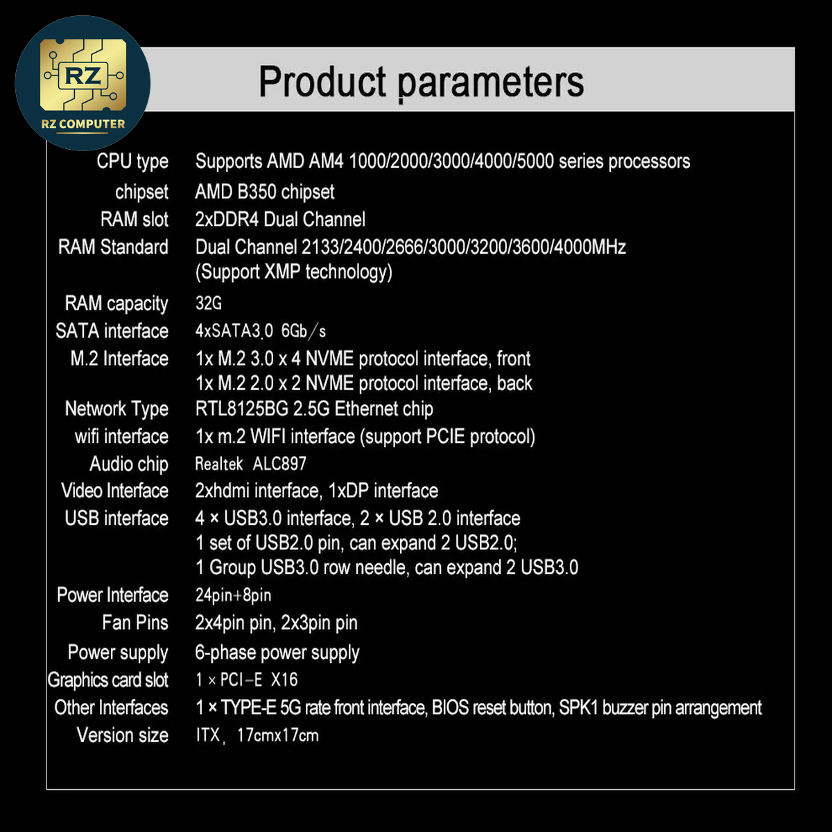 JGINYUE B350I PLUS ARGB - Image 5