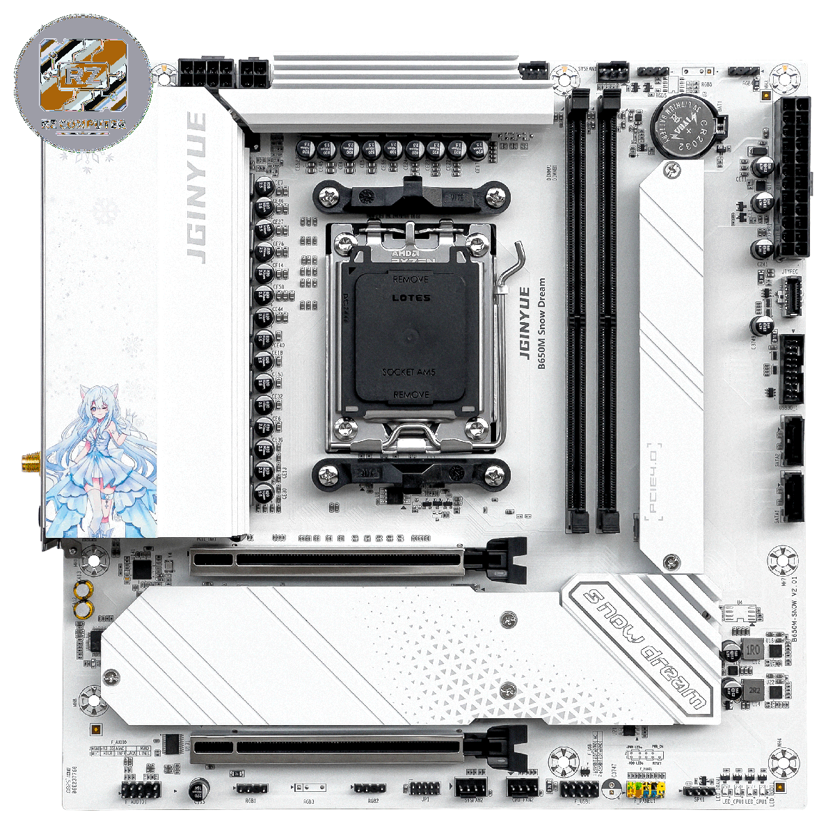 JGINYUE AMD B650M Snow Dream - Image 8