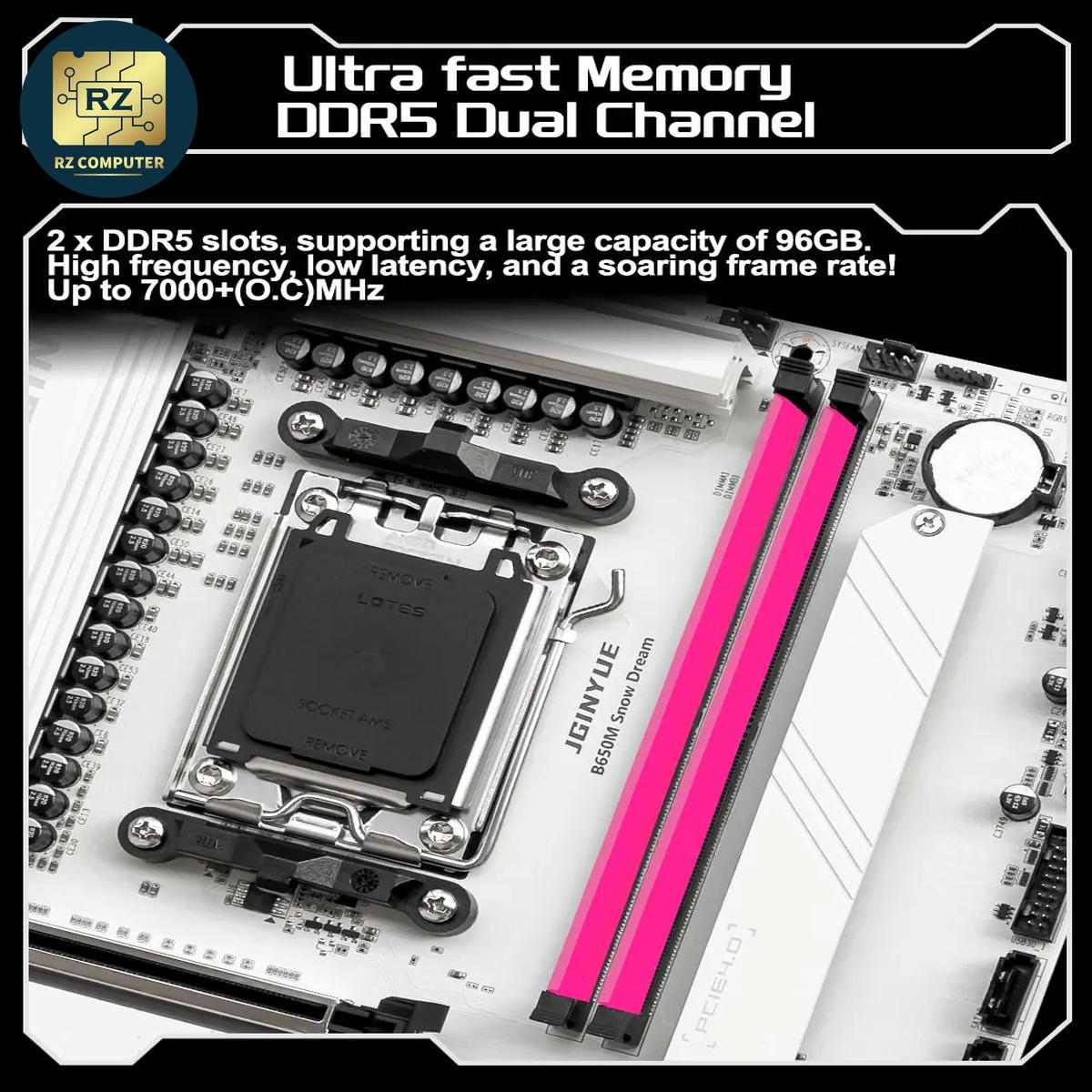 JGINYUE AMD B650M Snow Dream - Image 3