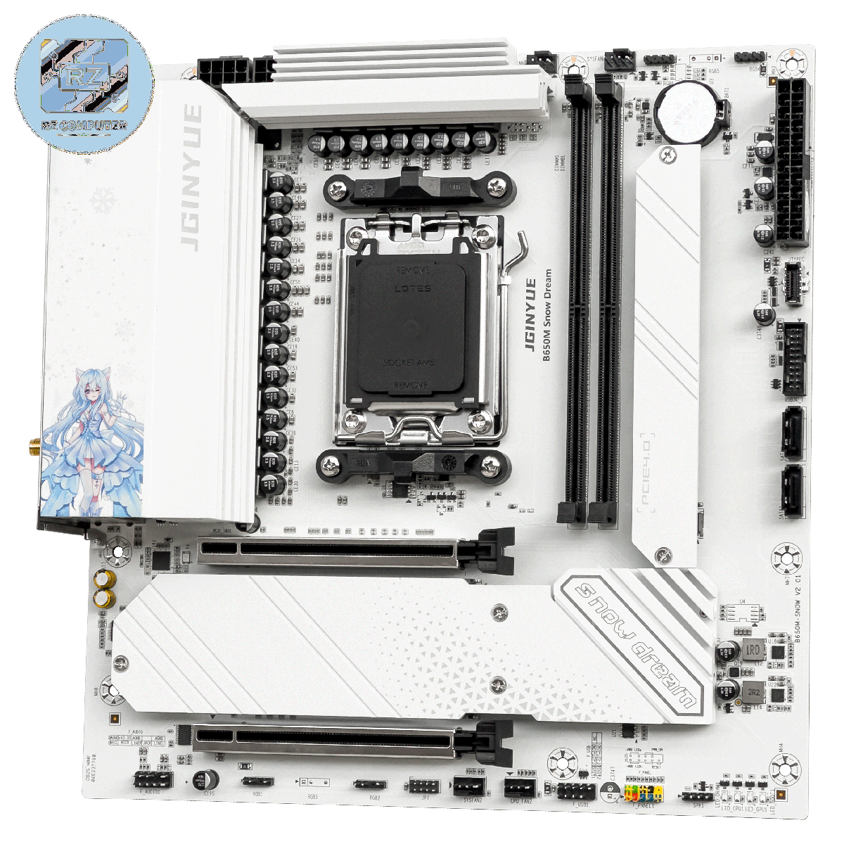 JGINYUE AMD B650M Snow Dream - Image 9